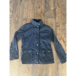 roxy jacket women small dark blue, medium weight